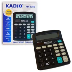 Calculatrice De Bureau Kadio 12 Chiffres Noir