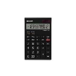 Calculatrice de Bureau SHARP EL-125T 12 chiffres Noir