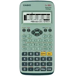 Calculatrice Scientifique CASIO FX 92 Spéciale Collège Vert (FX-92SPECOL-S-EH)