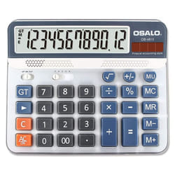 Calculatrice Solaire de bureau OSALO 12 chiffre - (OS-6815)