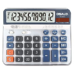 Calculatrice Solaire de bureau OSALO 12 chiffre - (OS-6815)