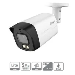 Caméra De Surveillance Extérieur Dahua HAC-HFW1509TLMPA Full Color 5MP + Micro - Blanc