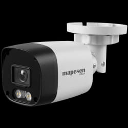Caméra De Surveillance Exterieur Mapesen 5MP Color Vu HD / Blanc