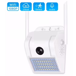 Résolution 1920x1080P - Puce AK3918E_V300 - Pixels 200W - Lentille 1.44mm - Vue d'angle panoramique 160 ° - ONVIF SupportLED  ...