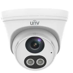 Caméra De Surveillance IP UNV Turret 2Mp HD ColorHunter Blanc