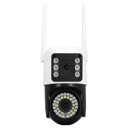 Caméra de vidéosurveillance MIPVISION GW-D14Z / 2 yeux rotatifs / vision nocturne couleur