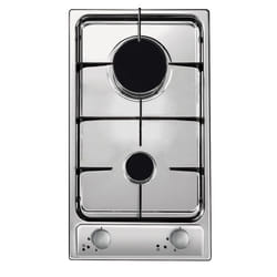 Candy CDG 32/1 SPX plaque Argent Intégré Gaz 2 zones