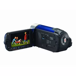 Canon LEGRIA FS300 0,45 MP CCD (dispositif à transfert de charge) Bleu - Vue supplémentaire 2