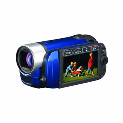 Canon LEGRIA FS300 0,45 MP CCD (dispositif à transfert de charge) Bleu - Vue supplémentaire 4