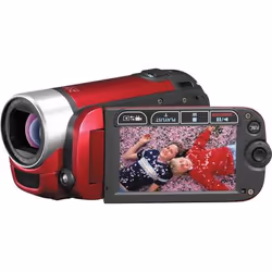 Canon LEGRIA FS300 0,45 MP CCD (dispositif à transfert de charge) Rouge - Vue supplémentaire 2