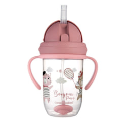Canpol tasse avec paille fille 6m+ 270ml