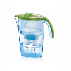 Carafe filtrante à eau Stream - 1 cartouche filtrante Biflux - Capacité Totale : 2.3 L - Capacité eau filtrée : 1.2 L - Convi ...