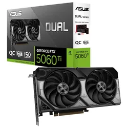 Carte Graphique Asus Dual GeForce RTX 5060Ti OC 16Go GDDR7
