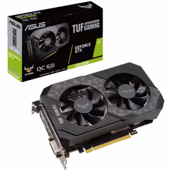 Carte graphique Asus GeForce GTX 1660 Super TUF-GTX1660S-O6G-Gaming Overclockée - 6 Go de mémoire DDR6 Dédiée - Fréquence 153 ...