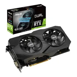 ASUS Dual -RTX2060-O6G-EVO NVIDIA GeForce RTX 2060 6 Go GDDR6