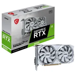 Carte Graphique Gamer MSI GeForce RTX 3050 VENTUS 2X XS WHITE 8G OC