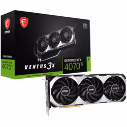 Carte Graphique Gamer MSI GeForce RTX Ti VENTUS 3X E OC - Taille mémoire vidéo: 12 Go - Type de mémoire: GDDR6X - Type Carte ...