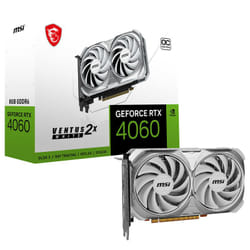 Carte Graphique Gamer MSI GeForce RTX™ 4060 VENTUS 2X WHITE 8G OC