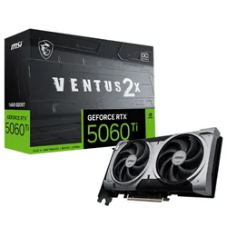 Carte Graphique Gamer MSI GeForce RTX 5060Ti 16G VENTUS 2X OC PLUS