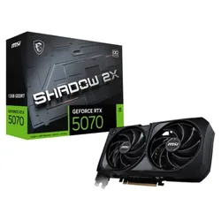 Carte Graphique Gamer MSI GeForce RTX 5070 12G SHADOW 2X OC