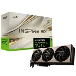 Carte Graphique Gamer MSI GeForce RTX 5070 Ti 16G INSPIRE 3X OC