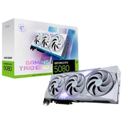 Carte Graphique Gamer MSI GeForce RTX 5080 16G GAMING TRIO OC WHITE