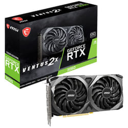 Carte Graphique Gaming MSI GeForce RTX 3060 Ventus 2X OC 12Go GDDR6 Édition Gamer