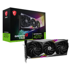 Carte Graphique Gaming MSI GeForce RTX 4070 Ti TRIO 12Go GDDR6X