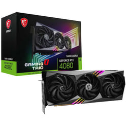 Carte Graphique Gaming MSI GeForce RTX 4080, 16Go GDDR6X, Édition Trio