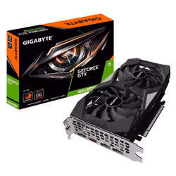 Carte graphique Gigabyte GeForce GTX 1660 Super OC - 6 Go de mémoire GDDR6 - Interface PCI-E 3.0 x 16 - Fréquence de base: 18 ...