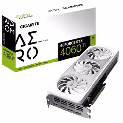 Carte graphique Gigabyte GeForce RTX 4060 Ti AERO OC 16 Go GDDR6 3X Gris