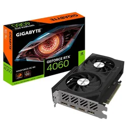 Carte graphique Gigabyte RTX 4060 WindForce 8 Go GDDR6 2X Noir