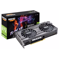 Carte graphique INNO3D GFORCE RTX 3060 TWIN X2 - 8 Go de mémoire GDDR6 dédiée - Interface PCI-E 4.0 x16 - Interface mémoire 1 ...