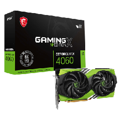 Carte Graphique MSI GeForce RTX 4060 GAMING X NV EDITION 8G