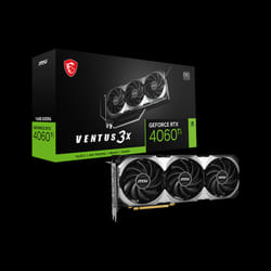 Carte Graphique MSI GeForce RTX 4060 Ti Ventus 3X 16Go OC Édition Gamers