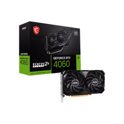 Carte Graphique MSI NVIDIA GeForce RTX 4060 VENTUS 2X BLACK 8G OC - Interface: PCI Express Gen 4x 8 - Performances extrêmes: ...