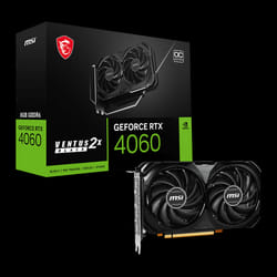 Carte Graphique MSI GeForce RTX 4060 VENTUS 2X Noir OC - 8Go GDDR6