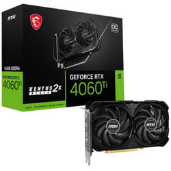 Carte Graphique MSI GeForce RTX 4060Ti VENTUS 2X Black 16G OC