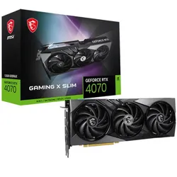 Carte Graphique MSI GeForce RTX 4070 GAMING X SLIM 12GO