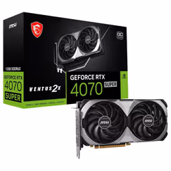 Carte Graphique MSI - Chipset graphique : NVIDIA GeForce RTX 4070 - Mémoire graphique : 12 Go - Type de mémoire : GDDR6x - Fr ...