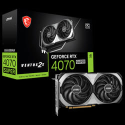 Carte Graphique MSI GeForce RTX 4070 Super Ventus 2X OC - 12Go GDDR6X