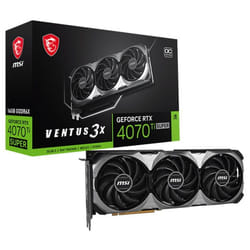 Carte Graphique MSI GeForce RTX 4070 Ti SUPER 16G VENTUS 3X OC