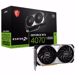 Carte Graphique MSI - Chipset graphique : NVIDIA GeForce RTX 4070 Ti - Mémoire graphique : 16 Go - Type de mémoire : GDDR6x - ...