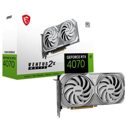 Carte Graphique MSI GeForce RTX 4070 VENTUS 2X WHITE 12Go OC
