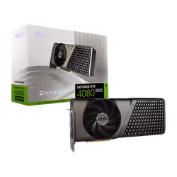 Carte graphique MSI GeForce RTX 4080 SUPER EXPERT - Interface: PCI Express Gen 4 - Horloges de base: Performances extrêmes: 2 ...