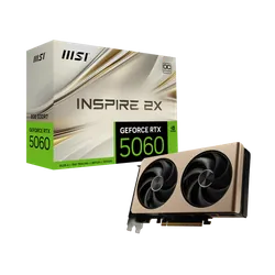 Carte graphique MSI GeForce RTX 5060 INSPIRE 2X OC / 8 Go GDDR7