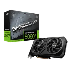 Carte graphique MSI GeForce RTX 5060 Ti SHADOW 2X OC PLUS / 16 Go GDDR7