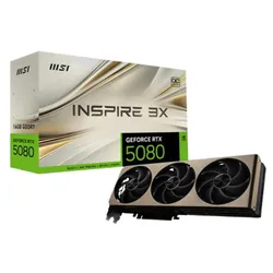 Carte Graphique MSI GeForce RTX 5080 16 Go Inspire 3X OC Plus GDDR7