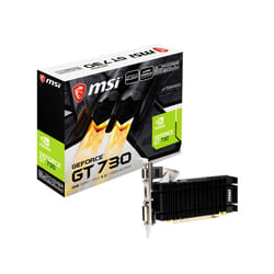 Carte Graphique MSI NVIDIA GeForce GT 730 2Go GDDR3 pour PC Portable