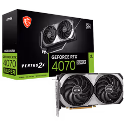Carte graphique MSI NVIDIA GeForce RTX 4070 SUPER VENTUS 2X OC - INTERFACE: PCI Express génération 4 - Performances extrêmes: ...
